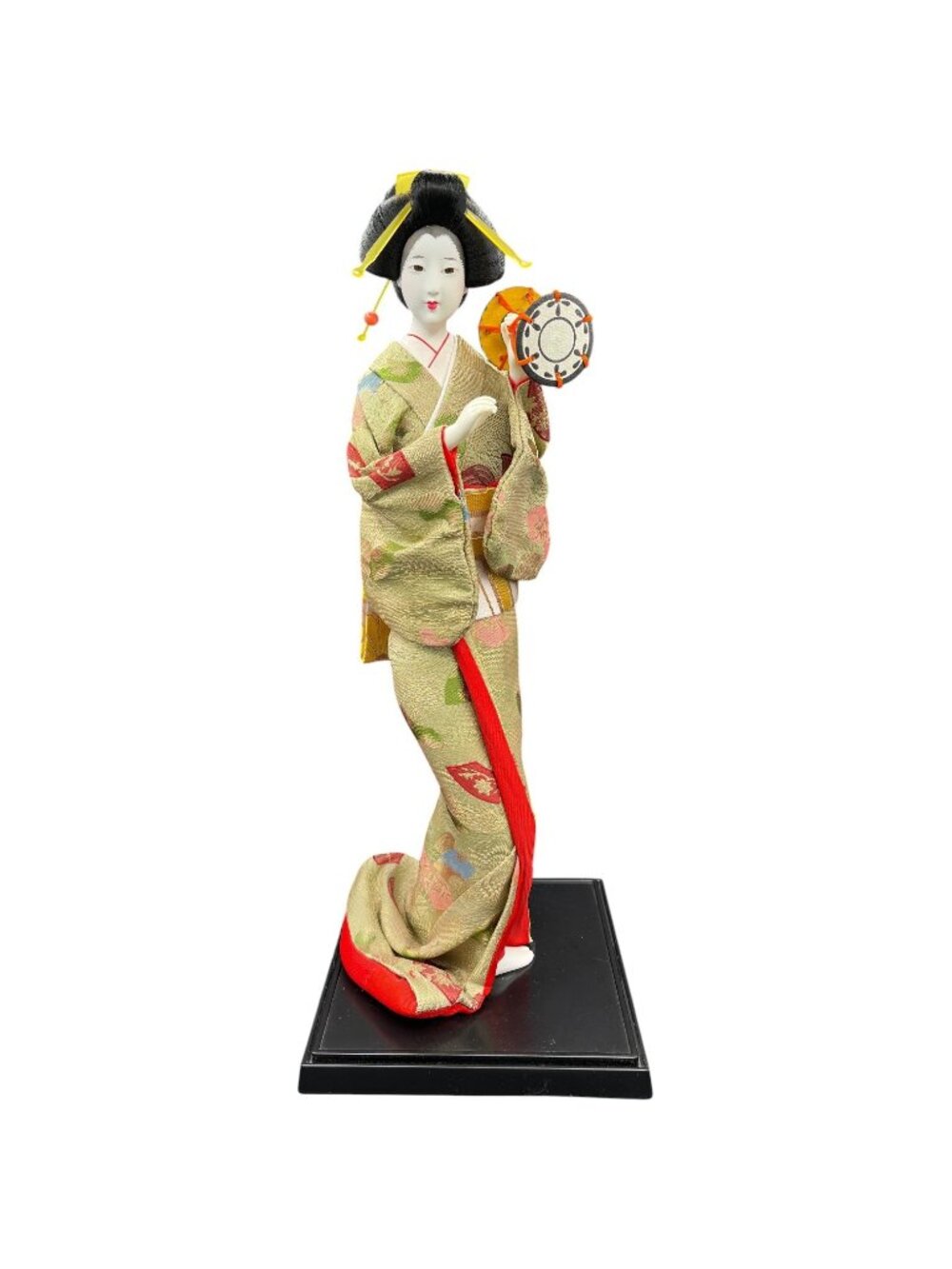Vintage Japanese Geisha Doll Kimono Figurine Japan Large - Picture 6 of 15